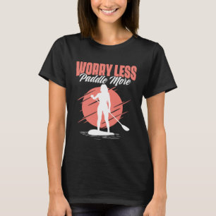 Camiseta Paddle Más Chica SUP Soporte De Adminización De Pa