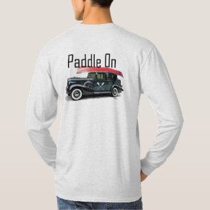 Camiseta Paddle on Classic Car Design - Sl largo básico par