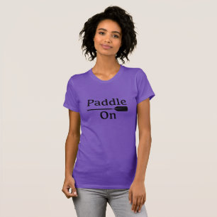 Camiseta Paddle On Design - Bella Canvas Fine Je para mujer