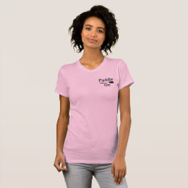 Camiseta Paddle On Design - Bella de las mujeres+Lienzo Sli