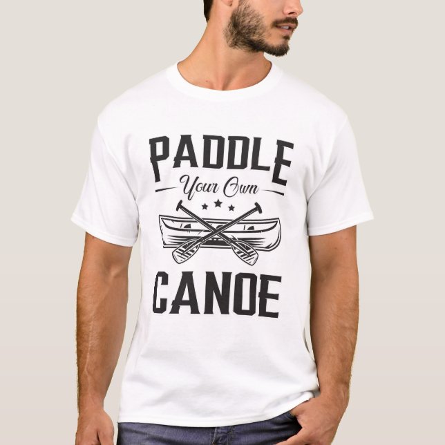 Camiseta Paddle su propio barco de canoa Sailor River (Anverso)