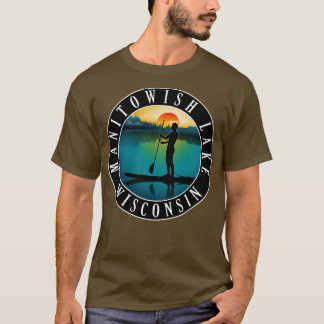 Camiseta Paddleboarding Lago Manitowish Wisconsin