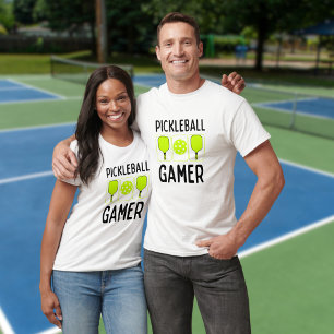 Camiseta Paddles y bolas de jugador de bolas