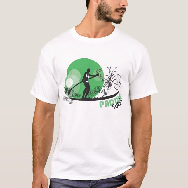 Camiseta PaddleSurFIT se vuelve verde (Anverso)