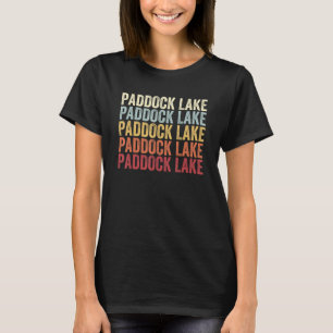 Camiseta Paddock Lake Wisconsin Paddock Lake WI Retro Vinta