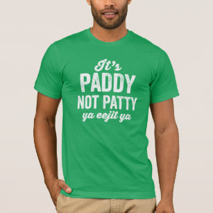 Camiseta Paddy no Patty es divertido y verde Día de San Pat