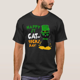 Camiseta Paddy Patrick's Happy St Cat Tricks D