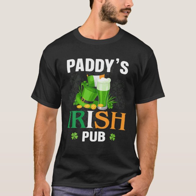 Camiseta Paddy’S Irish Pub Happy Patrick's Day (Anverso)