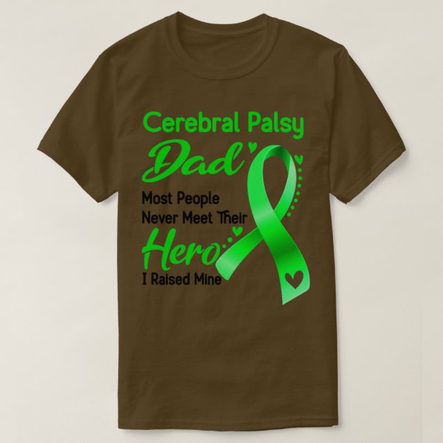 Camiseta Padece De Parálisis Cerebral La Mayoría De Las Per (Diseño del anverso)