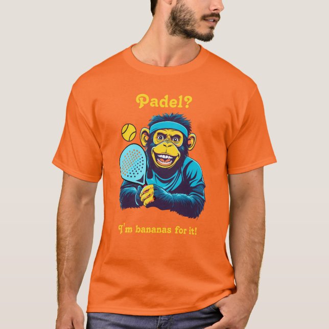 Camiseta Padel Bananito el Prodigio del Padel (Anverso)