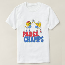 Camiseta Padel Champs | Retro Cartoon Sports High 5 T-Shirt