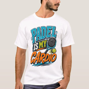 Camiseta Padel Es Mi Cardio Deportes Retro