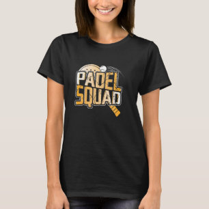 Camiseta Padel Jugando Racket Padel Jugador Fu