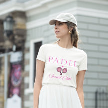 Camiseta Padel Mujer & Emblema del Club Social en 