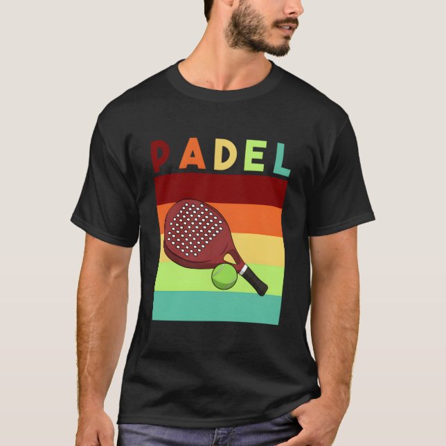 Camiseta Padel Paddle Tennis Paddel Racquet Ball (Anverso)