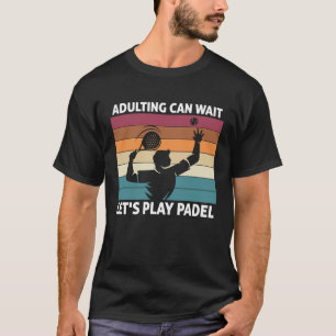 Camiseta Padel Retro Padeleur Vintage Padel Player