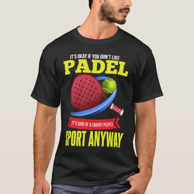 Camiseta Padel Smart People raqueta jugador deportivo de Pa (Anverso)