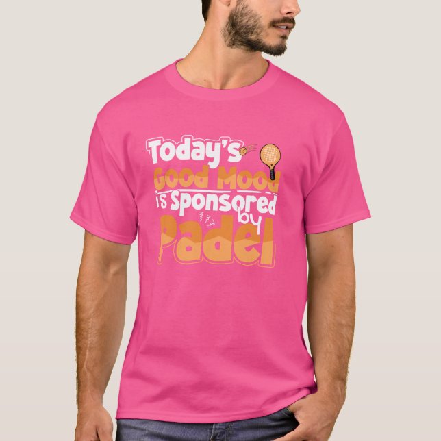 Camiseta Padel Tenis Jugador Racket Lover Funny Pade (Anverso)