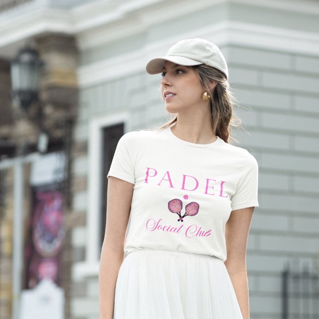 Camiseta Padel Women’s T-Shirt & Social Club Emblem in Pink (Subido por el creador)