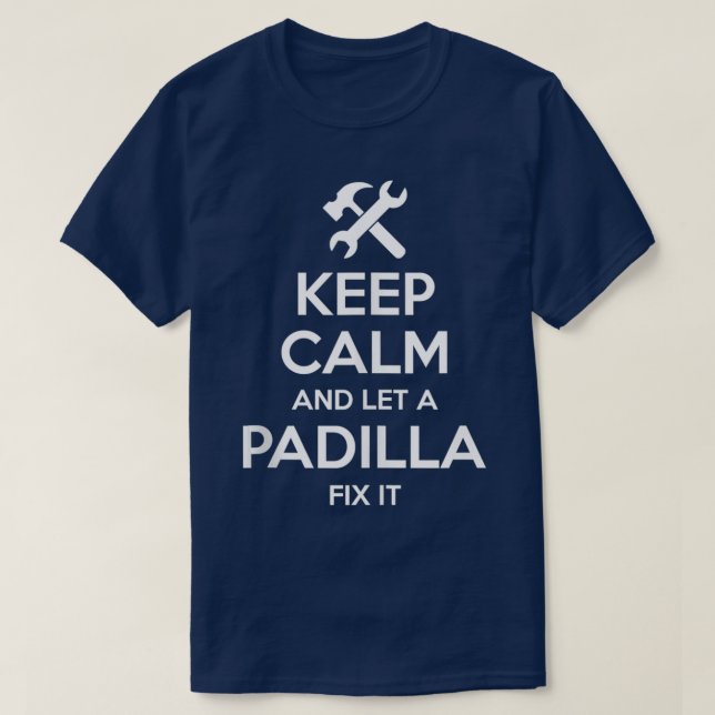 Camiseta PADILLA Funny Apellido Nacimiento Familia Nacimien (Diseño del anverso)