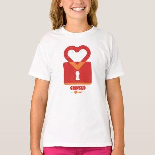 CAMISETA PADLOCK OPEN CLOSED HEART BY MASANSER PIXELAT