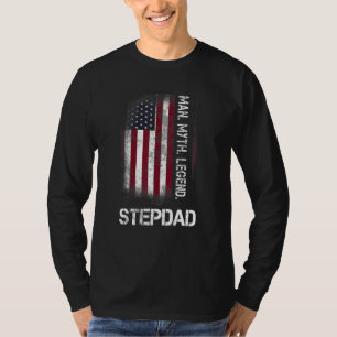 Camiseta Padrastro angustiado hombre mito leyenda abuelo vi
