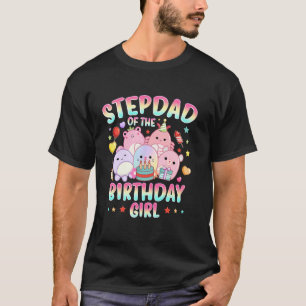 Camiseta Padrastro de la cumpleañera Squish Squad Cumpleaño