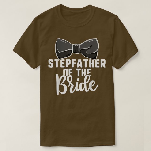 Camiseta Padrastro de la novia Bodas, despedida de soltera (Diseño del anverso)