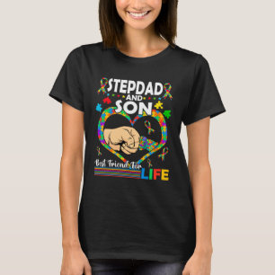 Camiseta Padrastro e hijo familia coincidente conciencia de
