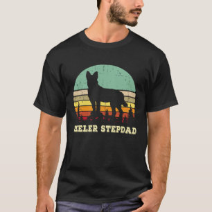 Camiseta Padrastro Red Blue Heeler Perro Ganadero Australi