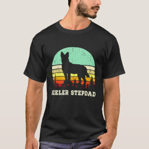 Camiseta Padrastro Red Blue Heeler Perro Ganadero Australia