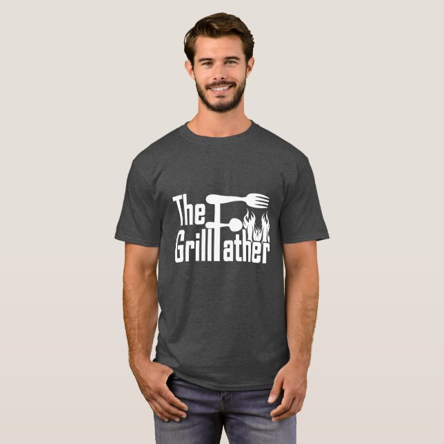 Camiseta Padre a la Parrilla (Anverso completo)