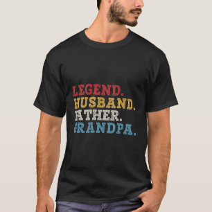 Camiseta Padre abuelo abuelo abuelo padre padre de la leyen