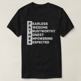 Camiseta Padre Acrónimo El Mejor Día del Padre