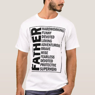 Camiseta Padre Adjetivo Padres Día Guay Definición de papá