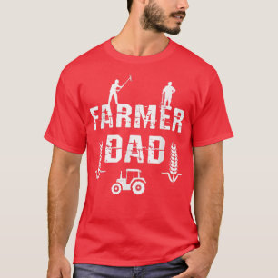 Camiseta Padre agricultor agricultor Cultivo propio de un r