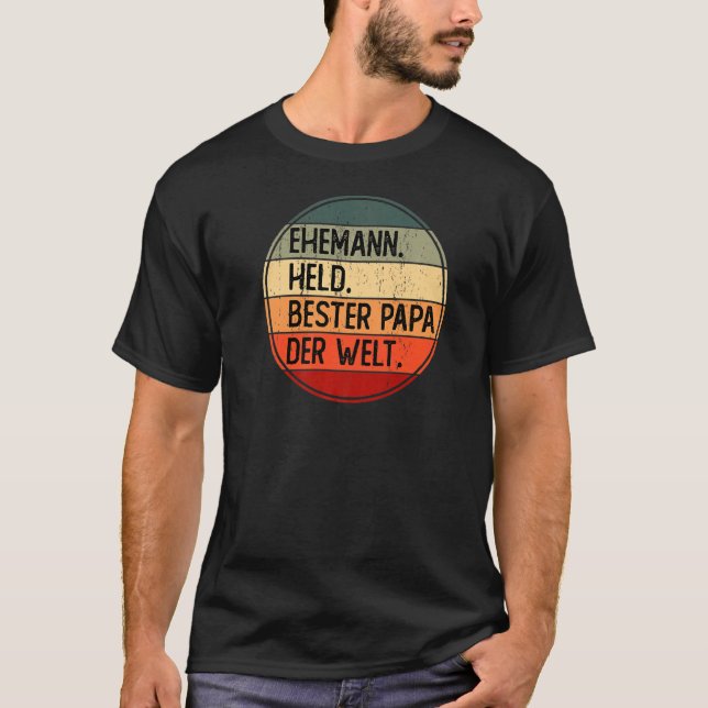 Camiseta Padre alemán [idioma alemán] (Anverso)