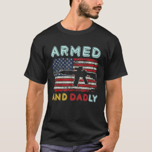 Camiseta Padre armado y mortífero para el tercer día del pa