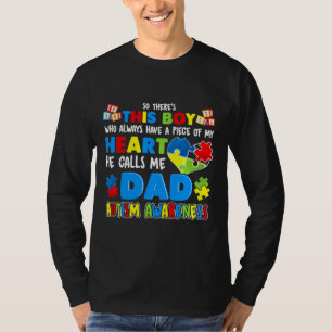 Camiseta Padre Autism Awareness Padres Especiales