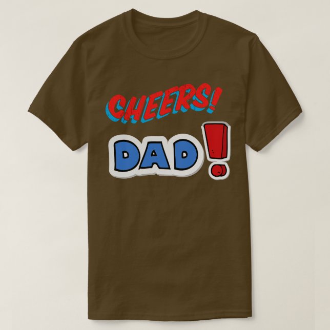 Camiseta padre azul 1 (Diseño del anverso)