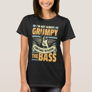 Camiseta Padre Bajista Papá Bajista Hombres Gruñones Bajo P