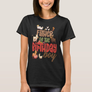 Camiseta Padre Barn Animales Granja País Equipo de Cumpleañ