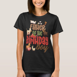 Camiseta Padre Barn Animales Granja País Equipo de Cumpleañ