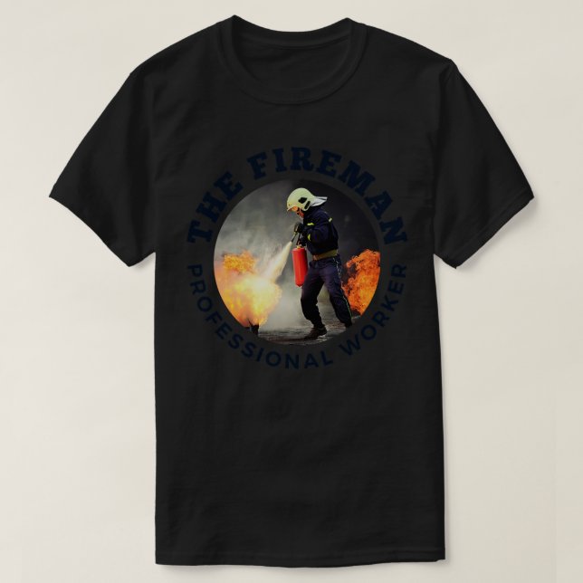 Camiseta Padre bombero (Diseño del anverso)
