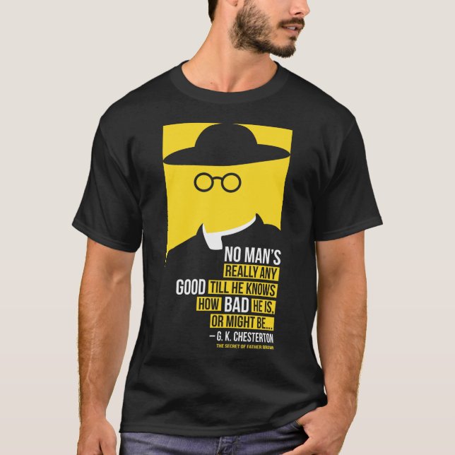 Camiseta Padre Brown - Chesterton (Anverso)