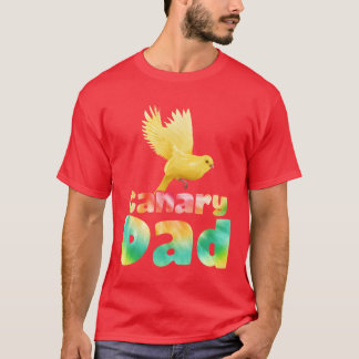 Camiseta Padre Canarios Dueño Amante de Aves Hombres Niño D