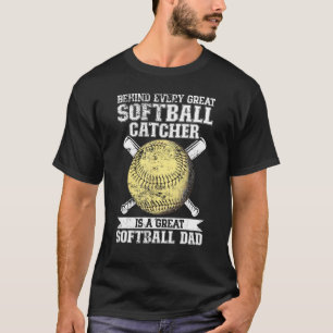 Camiseta Padre catcher de sóftbol lanzador entrenador de la