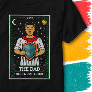 Camiseta Padre Celestial Papá Héroe Vintage Marco Tarot