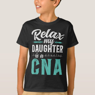 Camiseta Padre Cna Enfermería Certificada Dad Divertido Pad