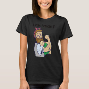 Camiseta Padre Con Hijo En Brazos Licencia Parental Present
